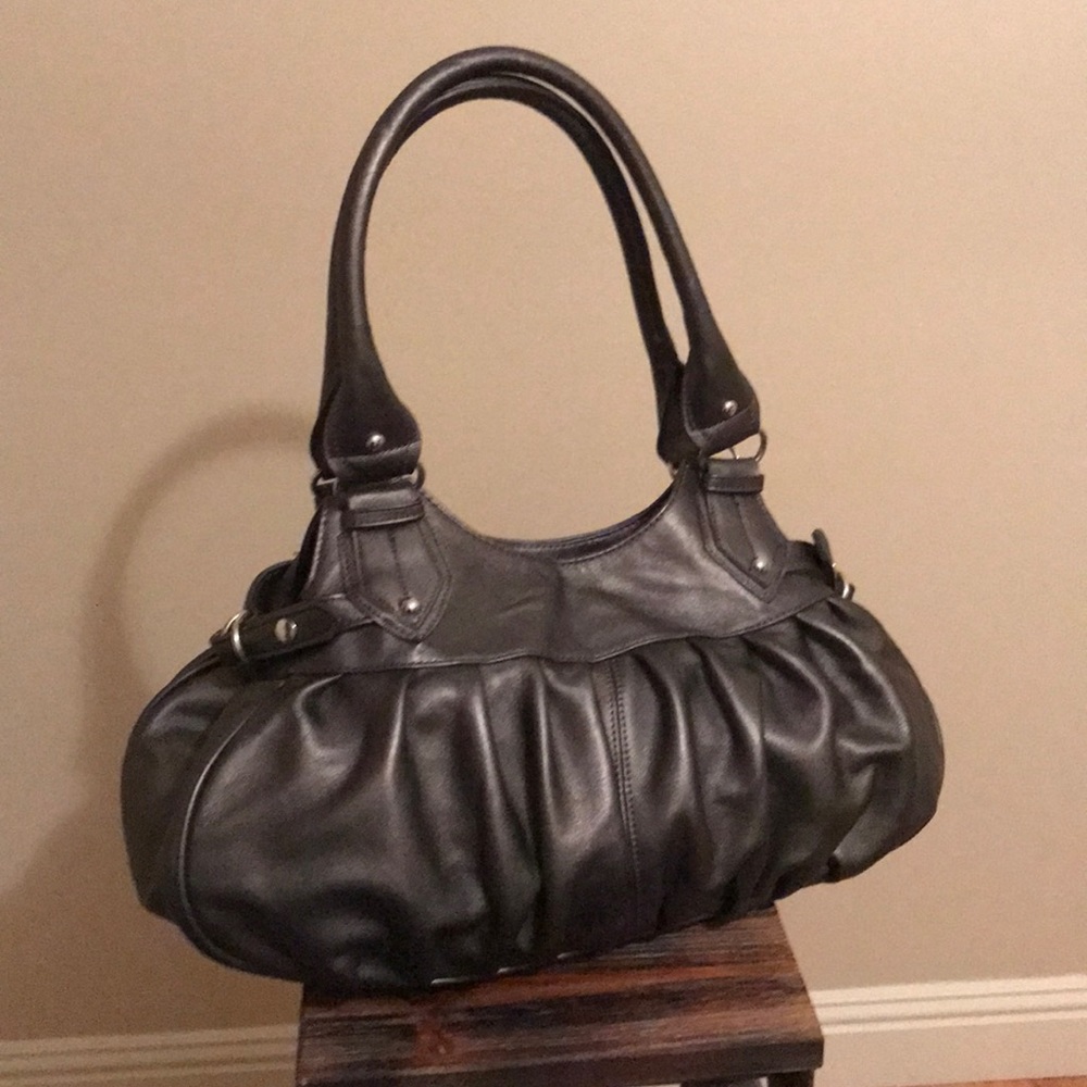 Gray purse
